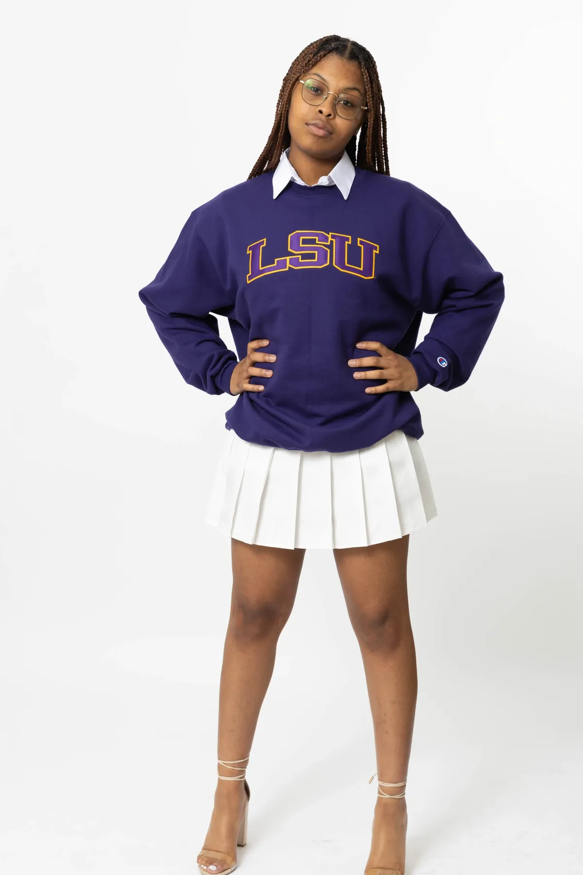 College senior portrait