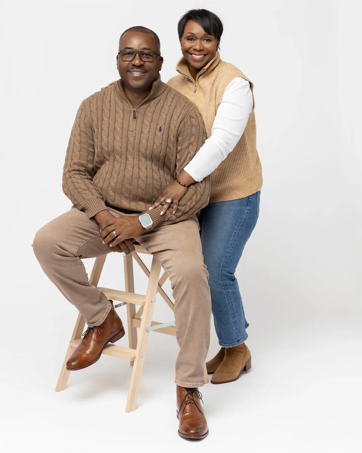 Professional photographer at work